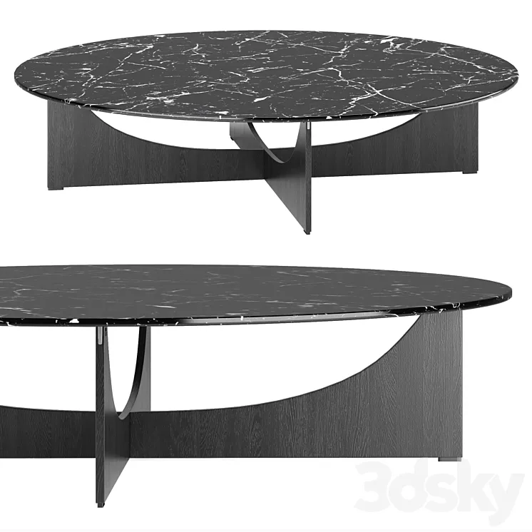 tables Minotti Lido 2021 collection 3DS Max