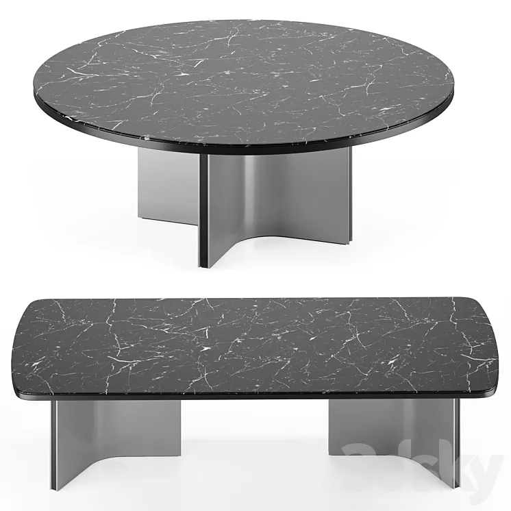 tables Minotti Marvin 2021 collection 3DS Max