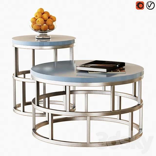 Tables Riviera 3DS Max Model