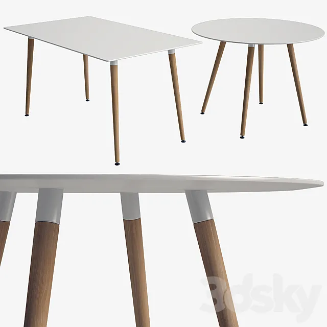 Tables_Set_Daw_La Forma Decor 3DSMax File