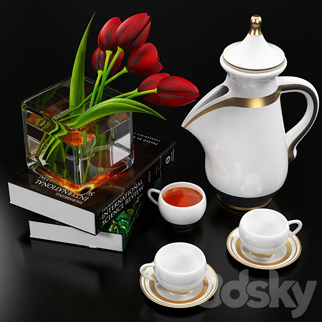 TABLEWARE 4 3DS Max Model