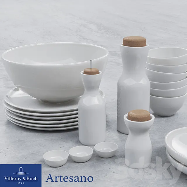 Tableware Villeroy & boch Artesano 3ds Max