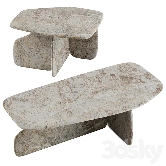 Tacchini DOLMEN Coffee Table 3ds Max