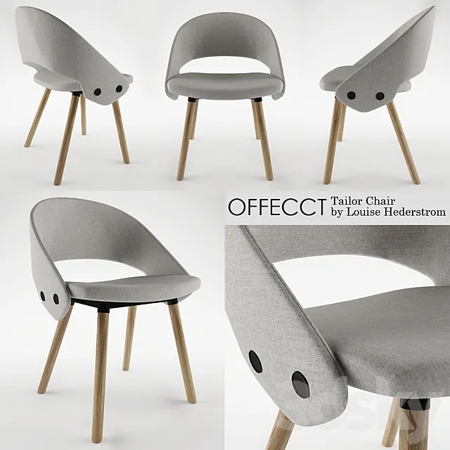 Tailor Chair by Louise Hederstrom. OFFECCT 3DS Max Model