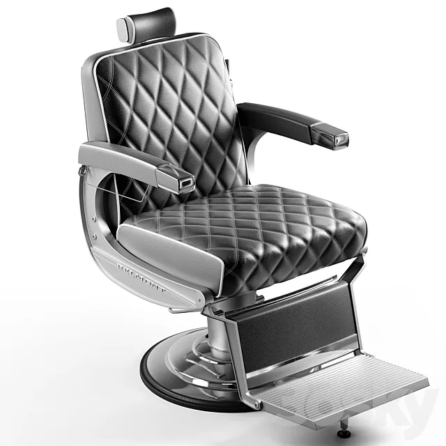 Takara Belmont Apollo 2 Icon Barber Chair 3ds Max