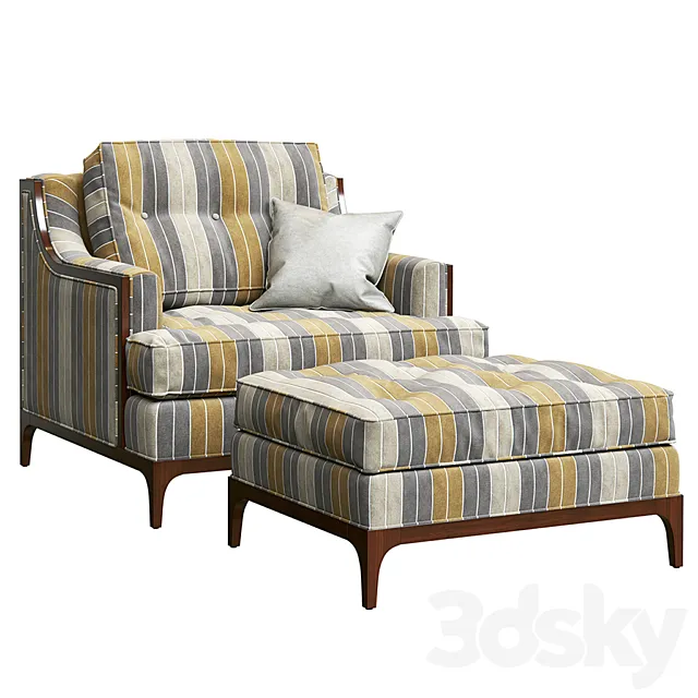 Take Five Barclay Chair 3ds Max