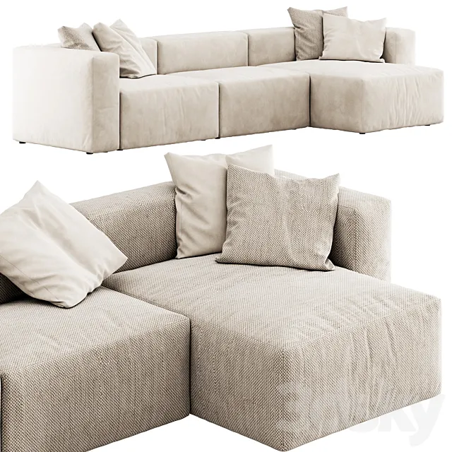 Takimi Sofa 02 by La Cividina 3DS Max Model