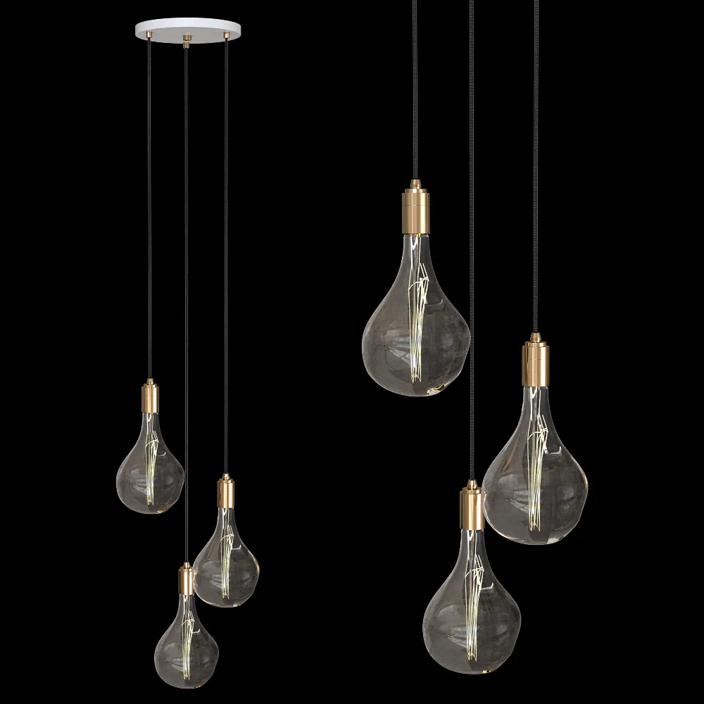 Tala – Pendant lamp Triple Voronoi III 3ds Max