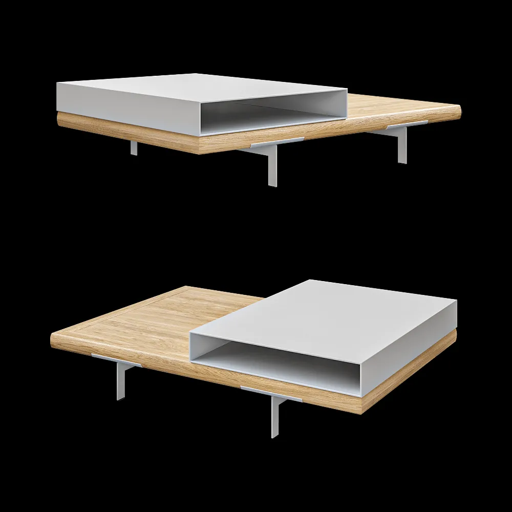 Talenti – Coffee table with shelf Allure 3ds Max
