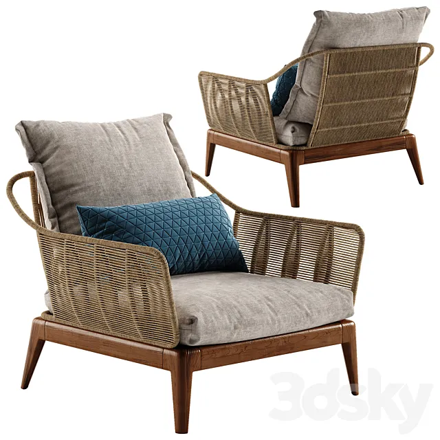 Talenti cruise armchair 3ds Max