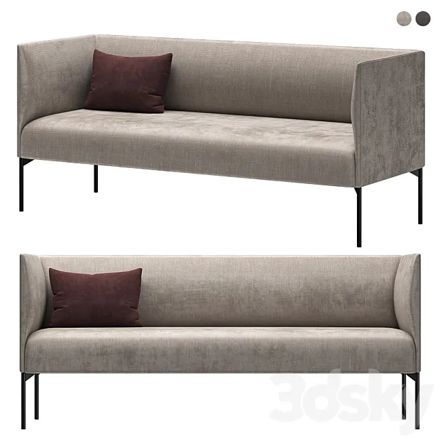 Talk 3-seater sofa 3ds Max
