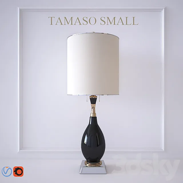 TAMASO SMALL TABLE LAMP 3DSMax File