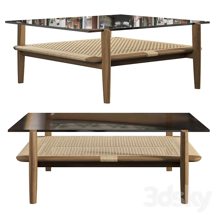 Tangali Coffee Table 3DS Max