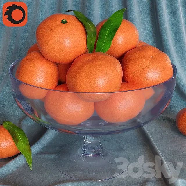 tangerines 3DS Max Model