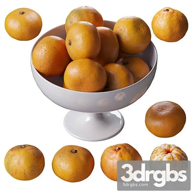 Tangerines in a Tall Bowl 3dsmax Download