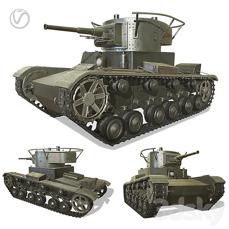 Tank 3DS Max