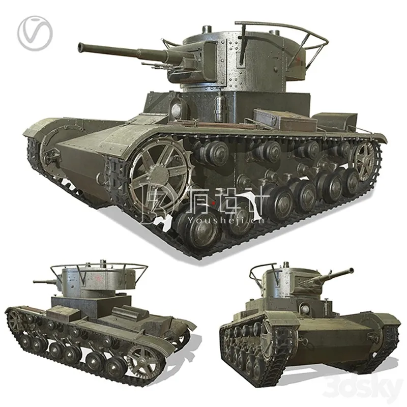 Tank T-26 – 3562