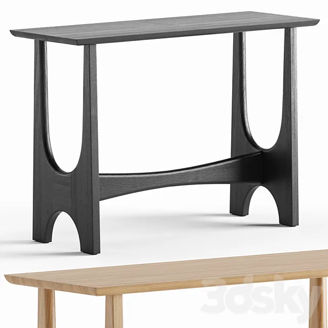 Tanner Console Table – West Elm 3ds Max