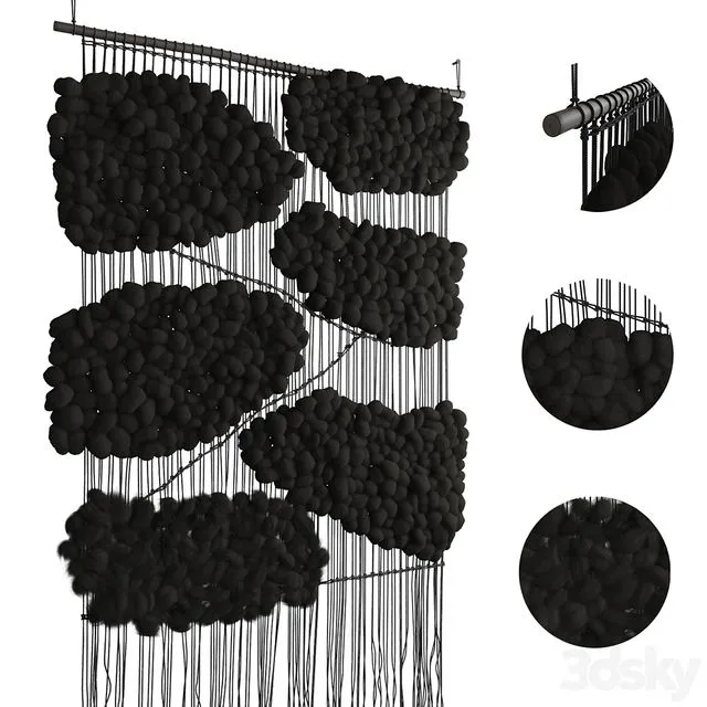 Tapestry Cloud Black by Helen Loom 3dsMax Model