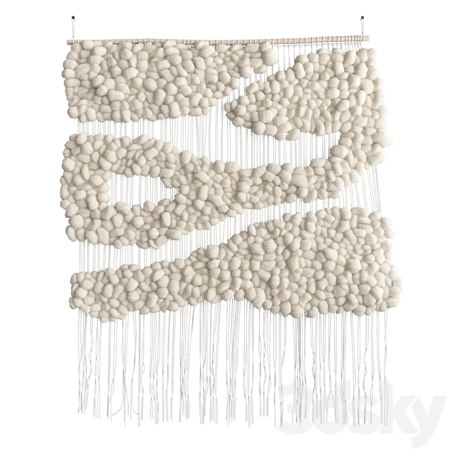 Tapestry white by Helen Loom 3DS Max Model