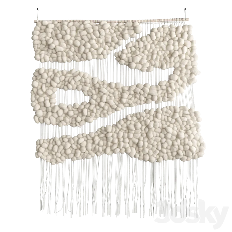 Tapestry white by Helen Loom 3DS Max Model