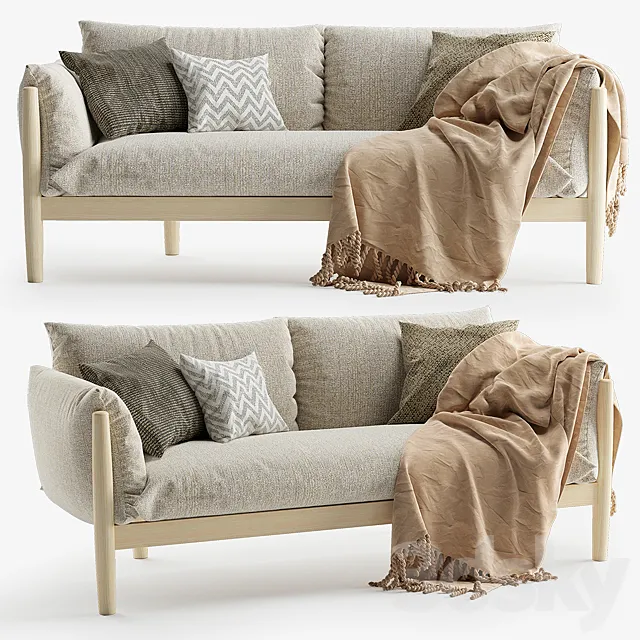 Tapio Sofa 2 seater 3ds Max