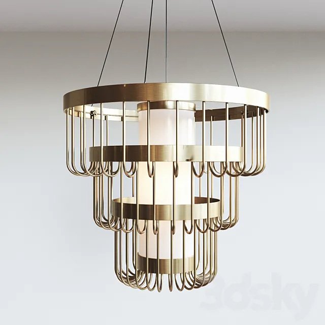 Tarte Tiered Chandelier by CB2 3DSMax File