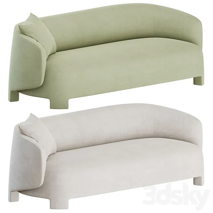 Taru 3 Seater Sofa by Ligne Roset 3DS Max Model
