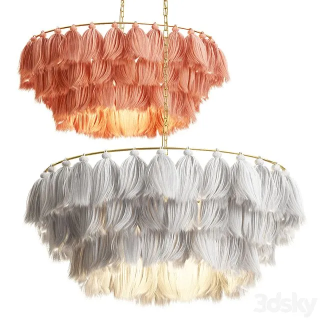 Tassel Pendant Lamp 3dsMax Model