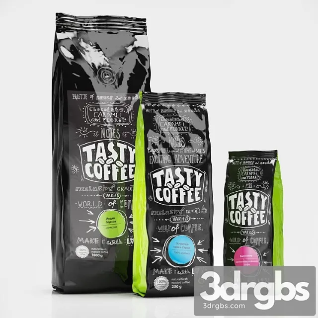 Tasty coffee coffee packaging 3dsmax Download