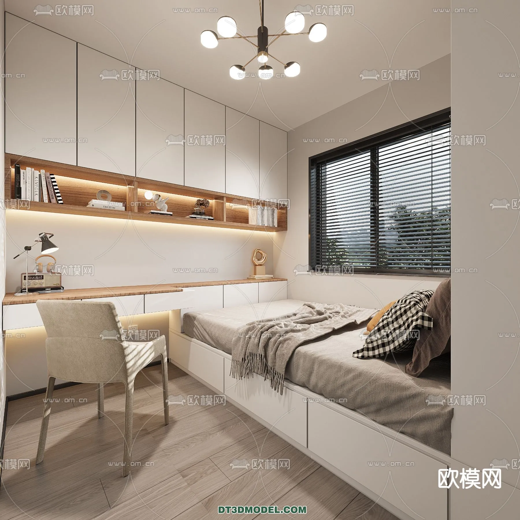 Tatami Bedroom – Japan Bedroom – 3D Scene – 012