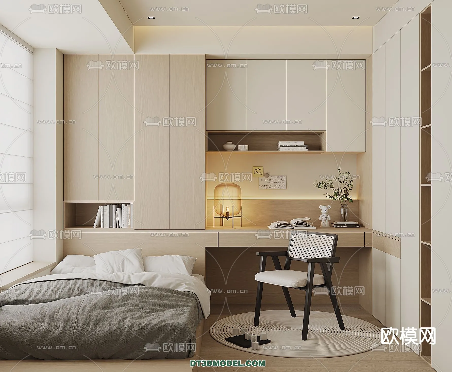 Tatami Bedroom – Japan Bedroom – 3D Scene – 017