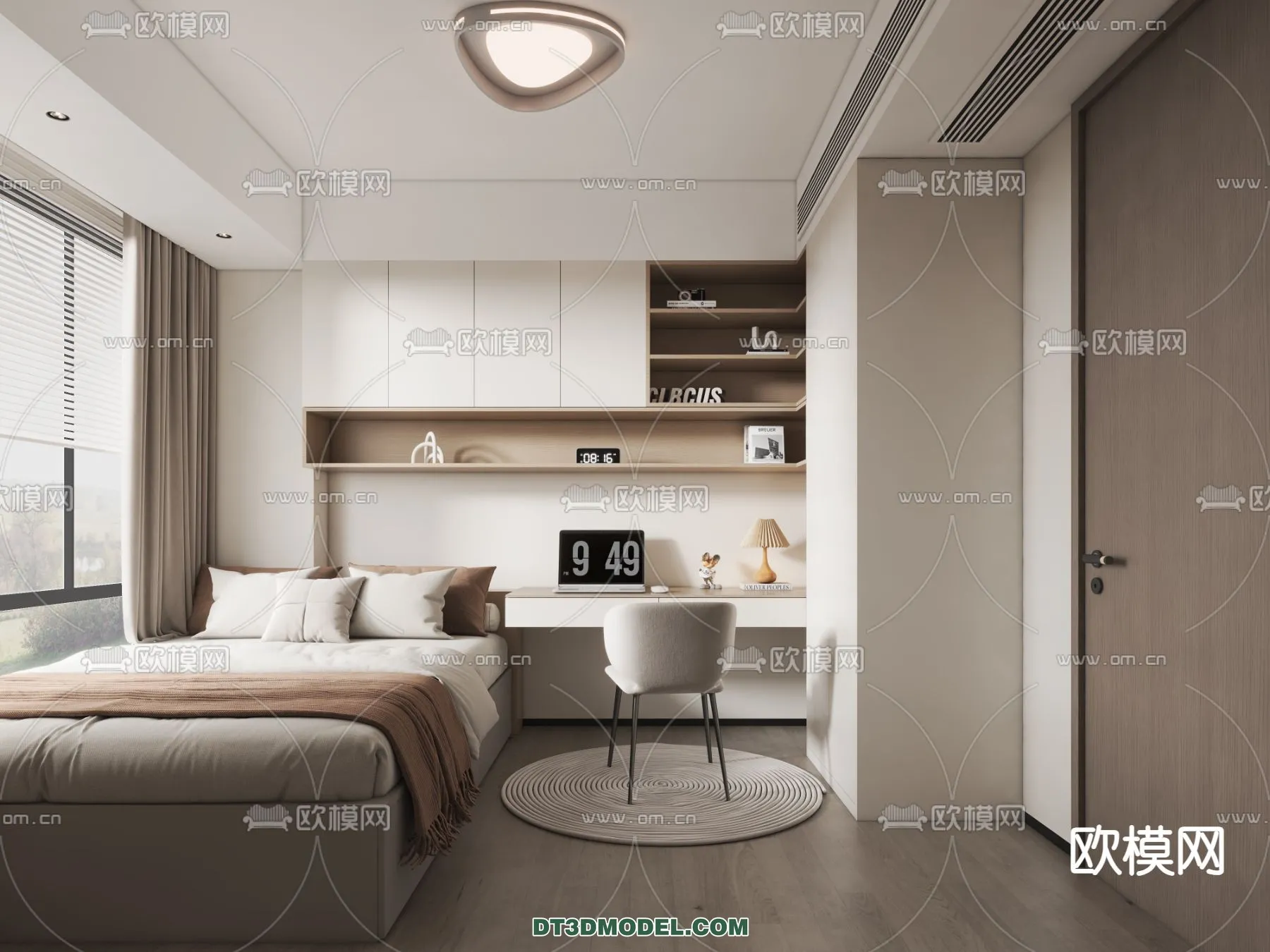 Tatami Bedroom – Japan Bedroom – 3D Scene – 019