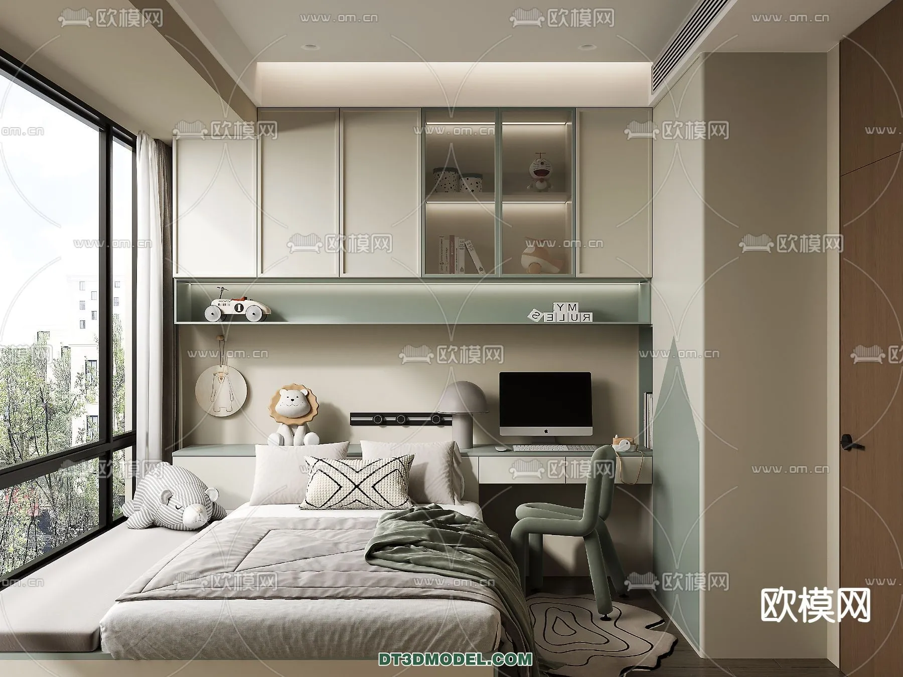 Tatami Bedroom – Japan Bedroom – 3D Scene – 020