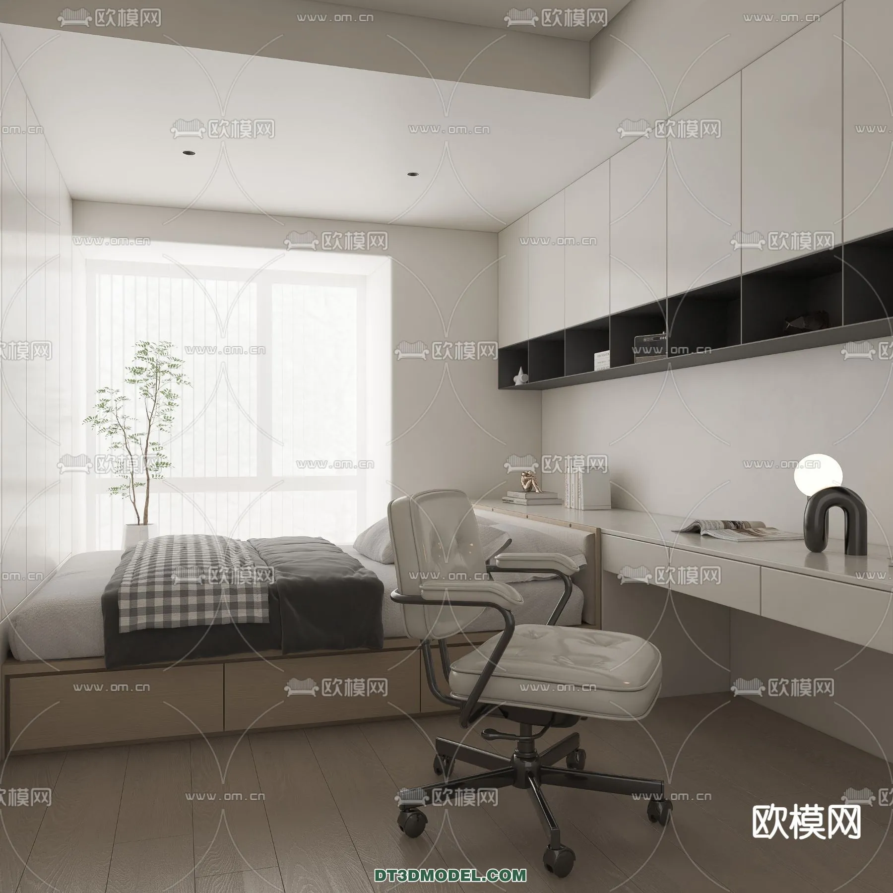 Tatami Bedroom – Japan Bedroom – 3D Scene – 022
