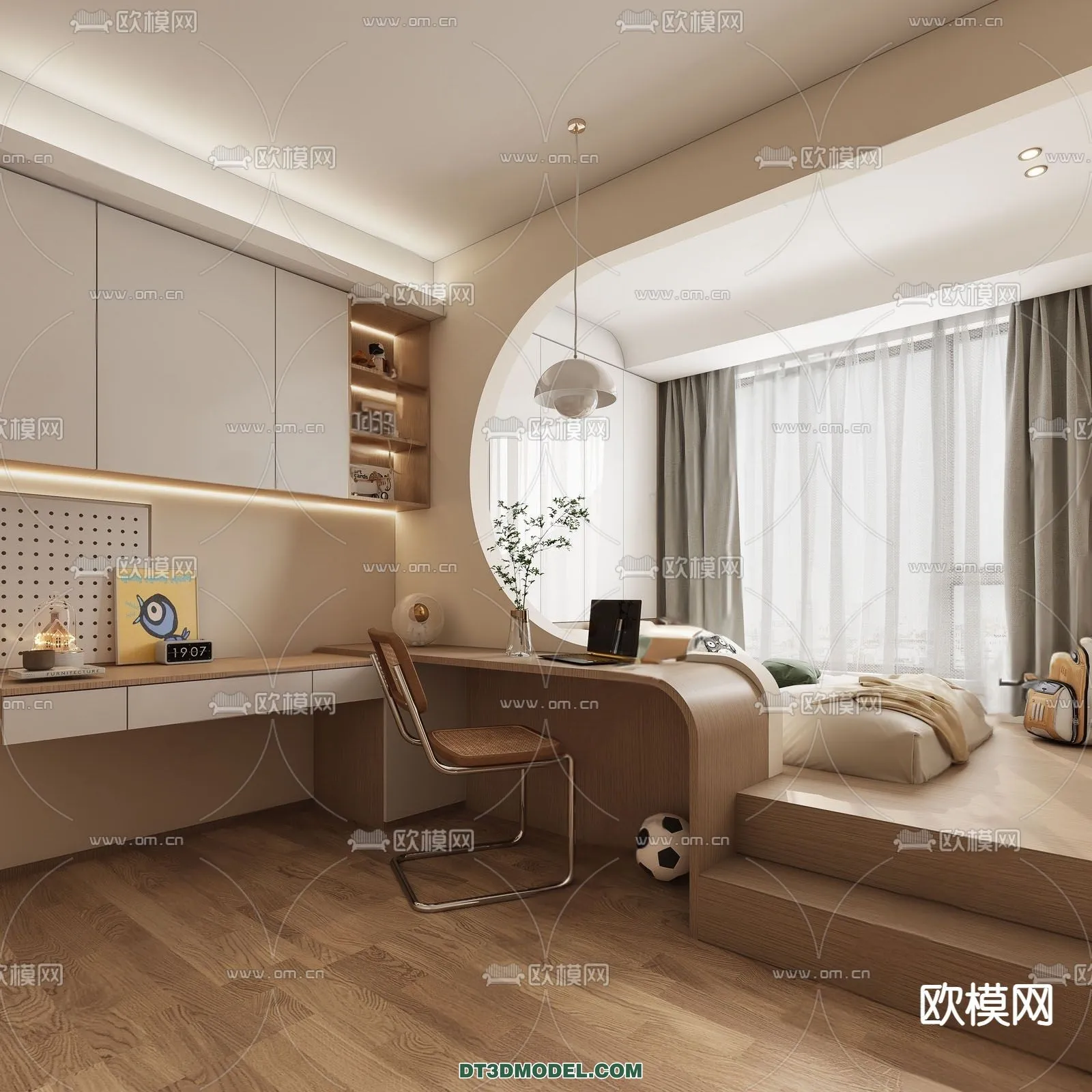 Tatami Bedroom – Japan Bedroom – 3D Scene – 023