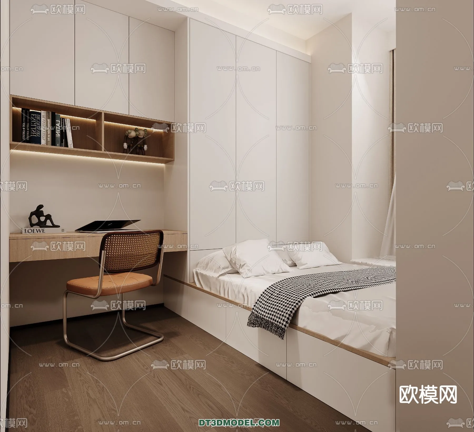 Tatami Bedroom – Japan Bedroom – 3D Scene – 026