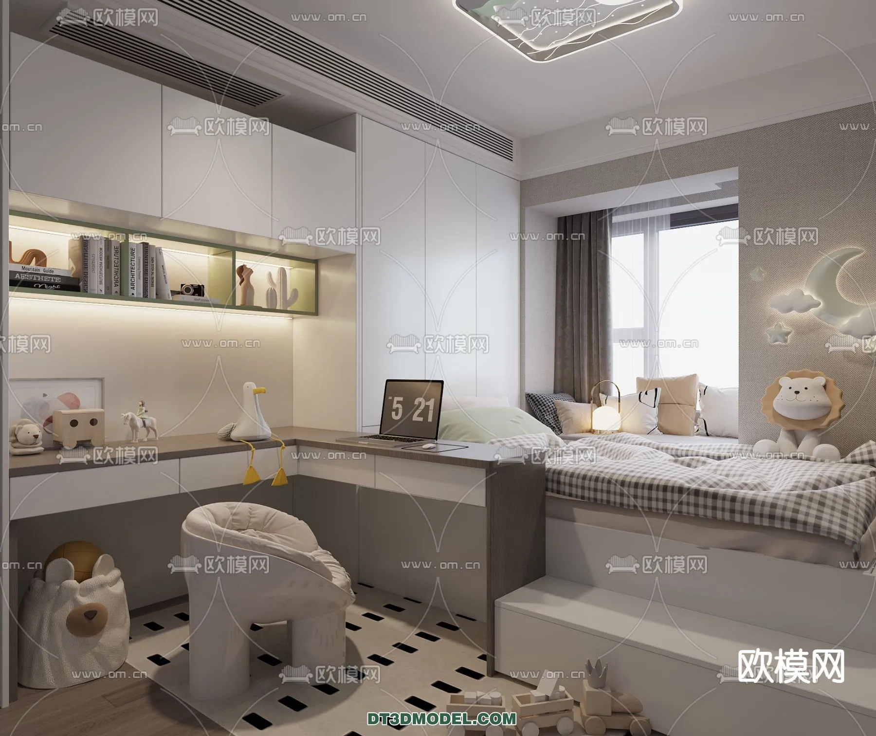 Tatami Bedroom – Japan Bedroom – 3D Scene – 031