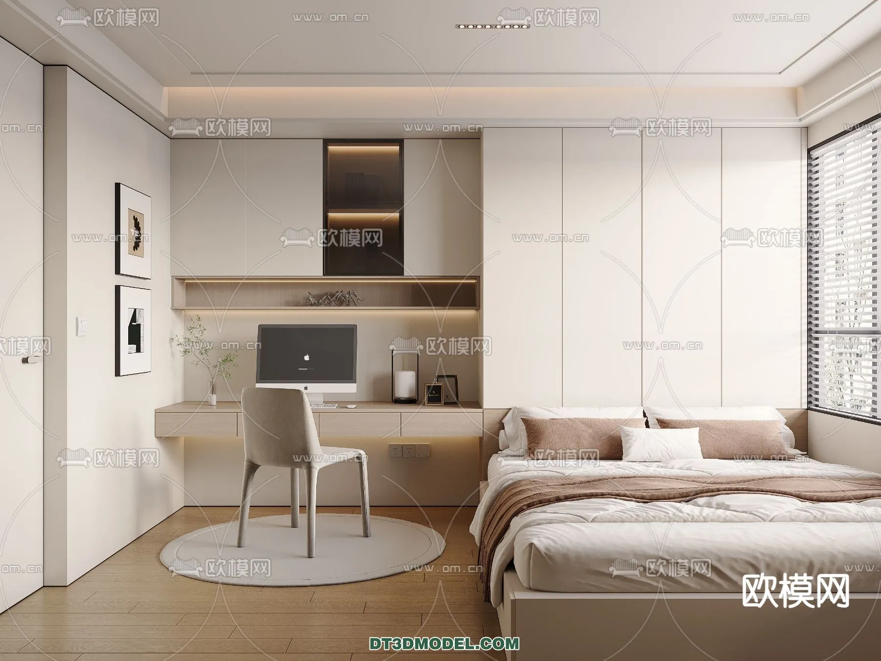 Tatami Bedroom – Japan Bedroom – 3D Scene – 050