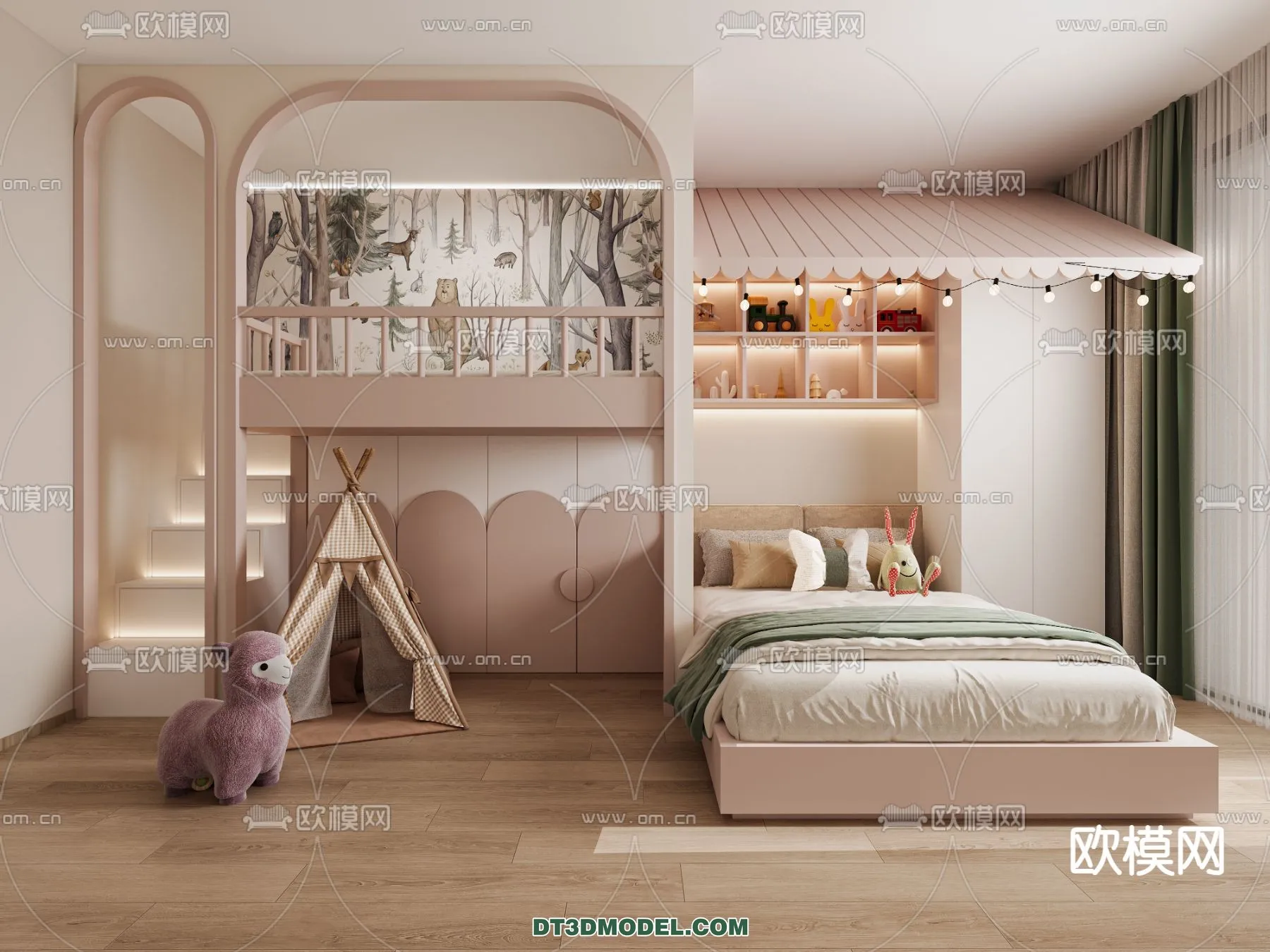 Tatami Bedroom – Japan Bedroom – 3D Scene – 053