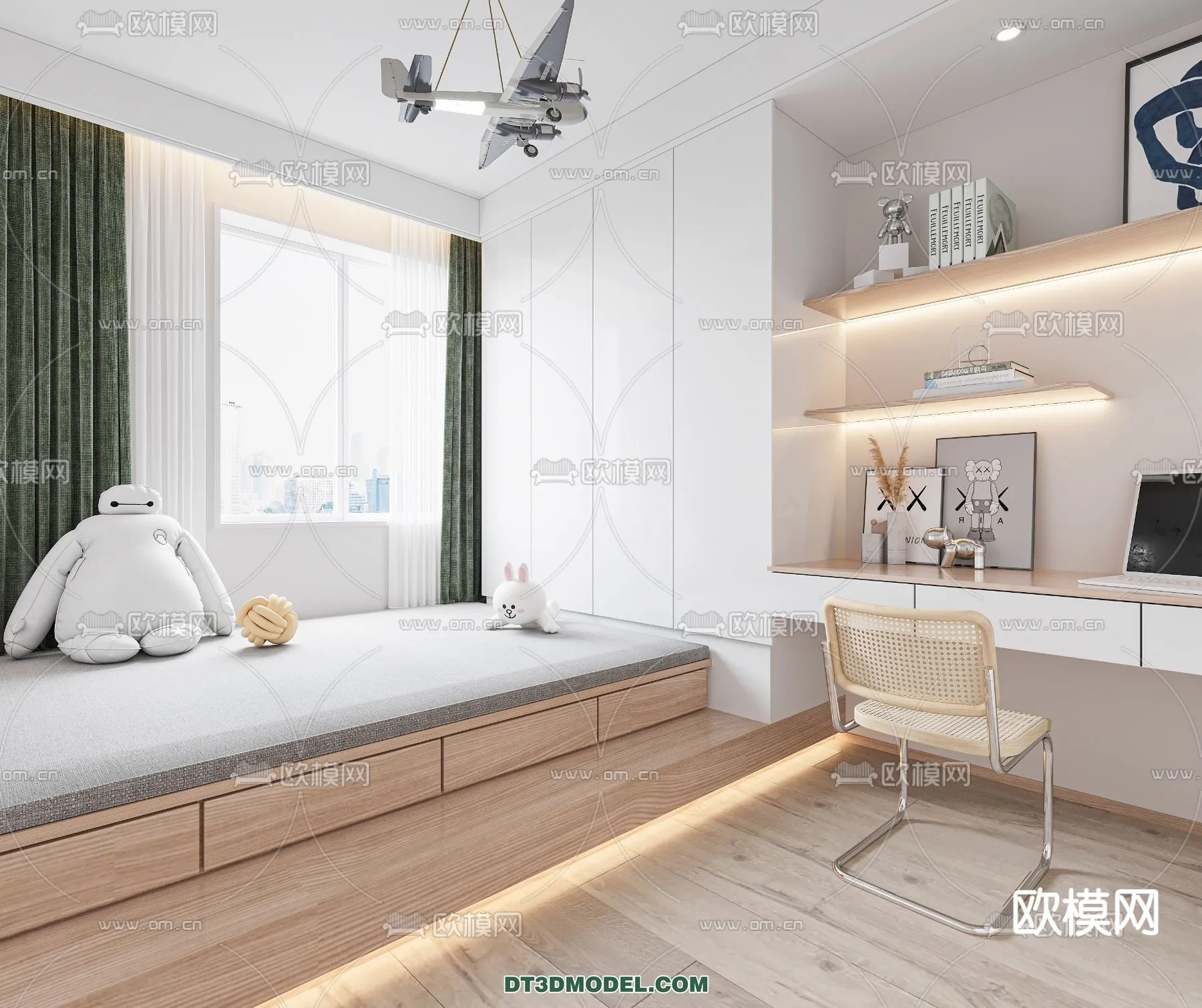 Tatami Bedroom – Japan Bedroom – 3D Scene – 055