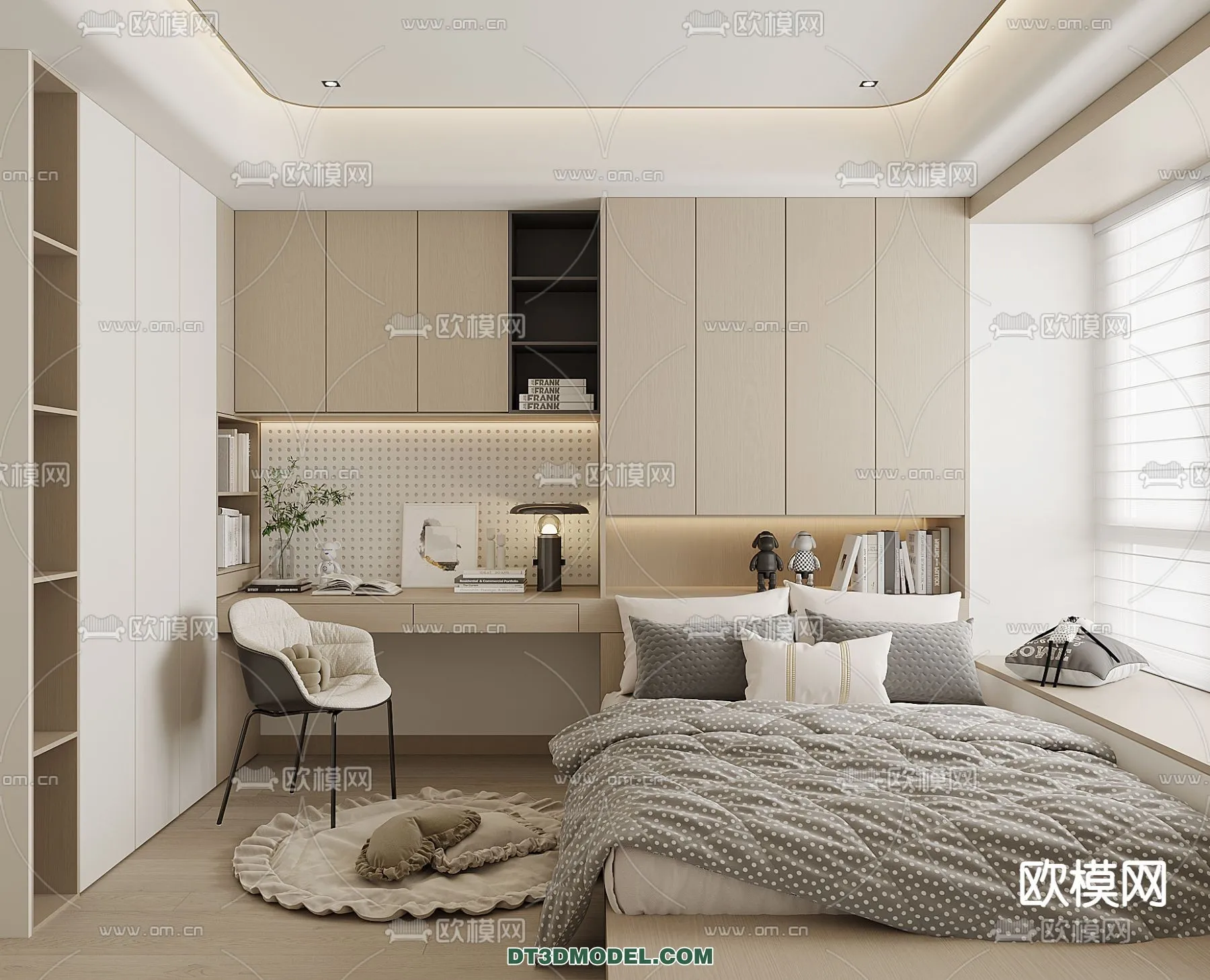 Tatami Bedroom – Japan Bedroom – 3D Scene – 070