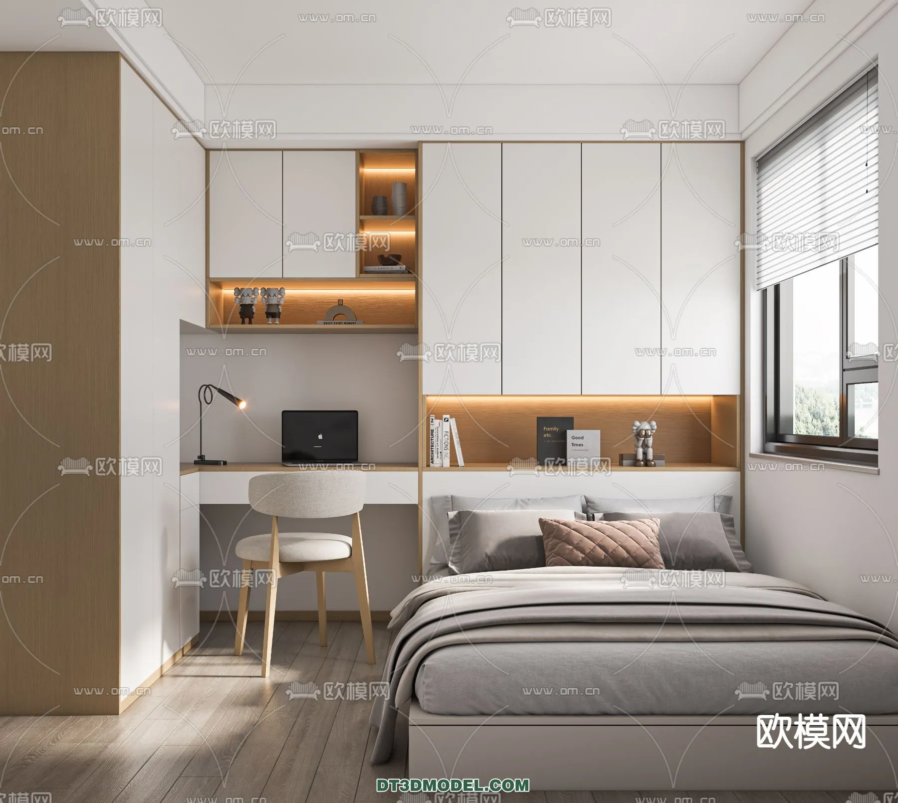 Tatami Bedroom – Japan Bedroom – 3D Scene – 074