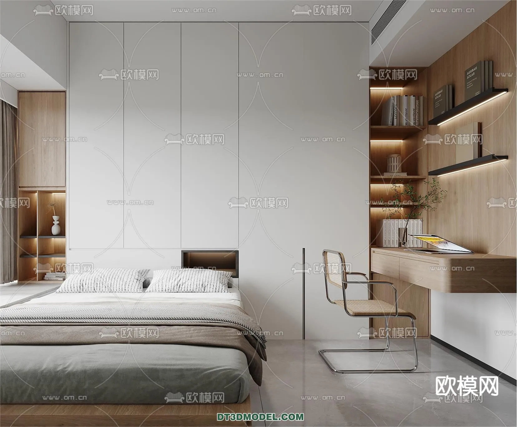 Tatami Bedroom – Japan Bedroom – 3D Scene – 075
