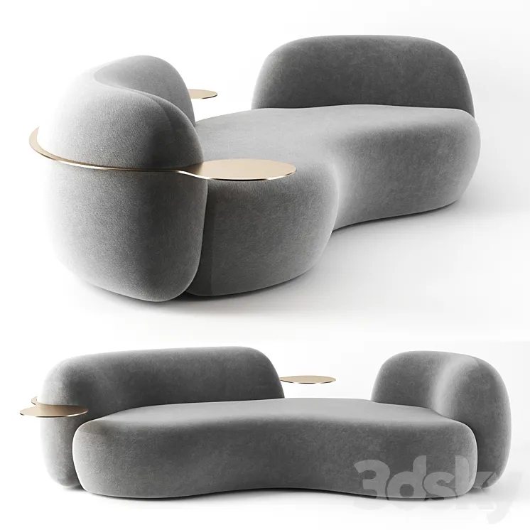 Tateyama sofa by Secolo 3DS Max