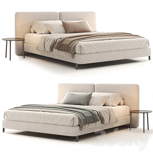 Tatlin Bed By Minotti 3ds Max