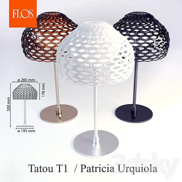 Tatou T1 _ Patricia Urquiola 3ds Max