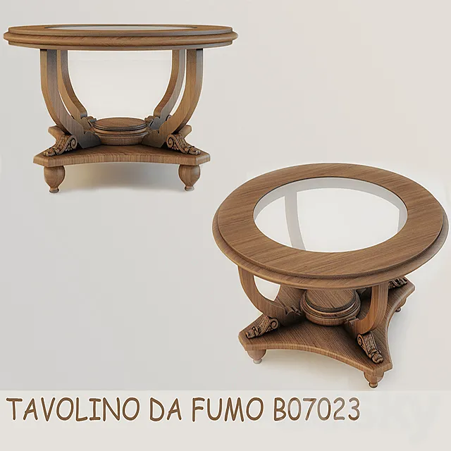 TAVOLINO FUMO DA B07023 3DS Max Model