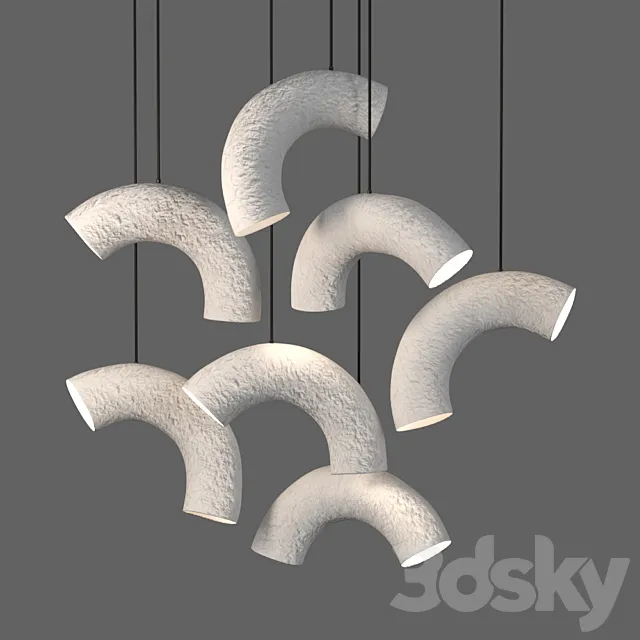 Tayga Design Barashki pendant lamps 3DS Max Model