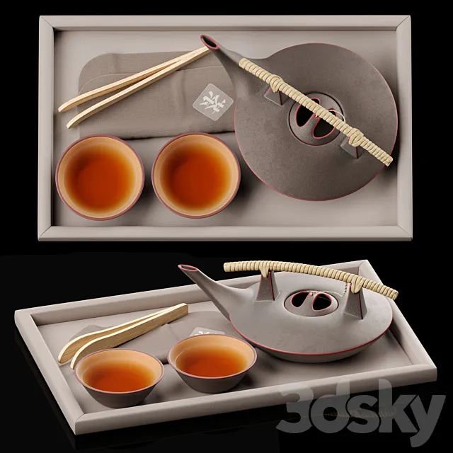 Tea Ceremony Set 3DSMax File